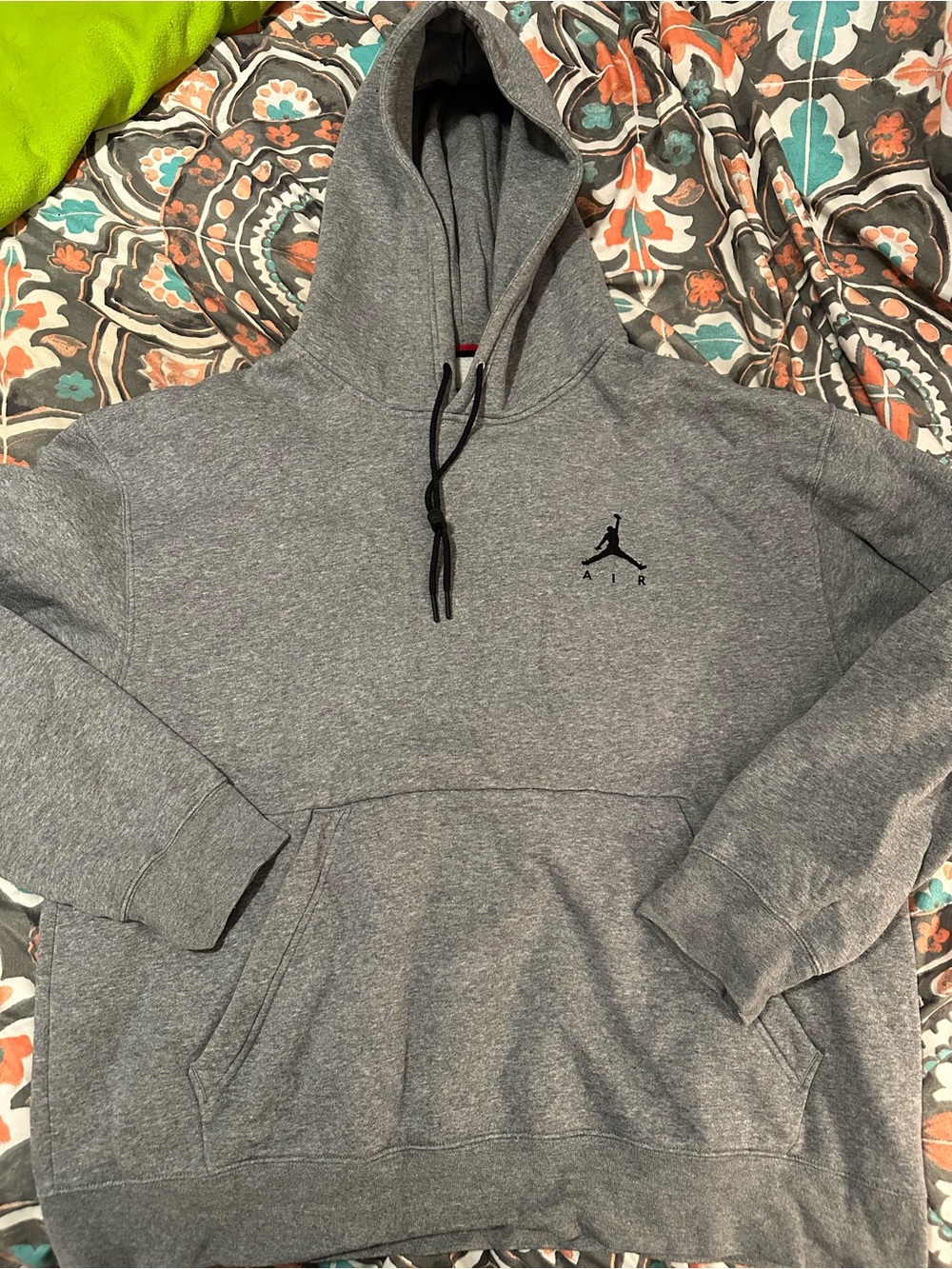 Jordan Men’s Gray Pullover Hoodie XL